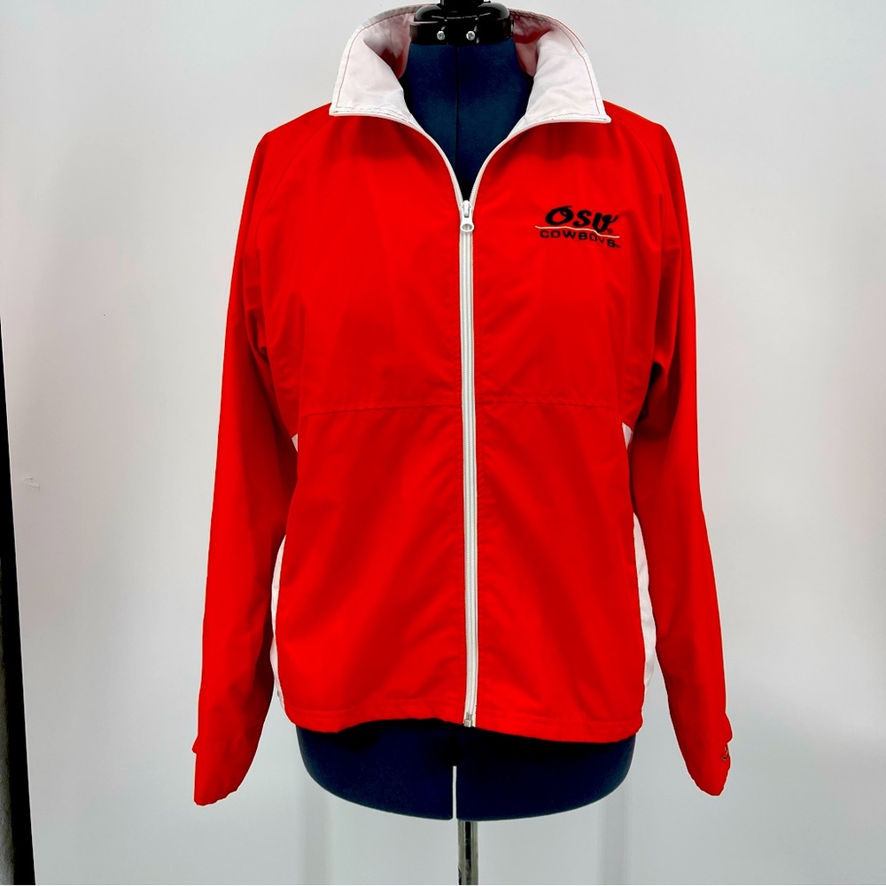 RED OAK , OSU COWBOYS WOMENS JACKET, XL , Nice Condition, Preowned
